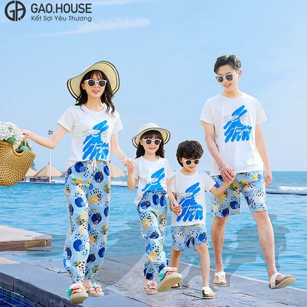 Áo gia đình đi biển See To You Gạo House GF18050001