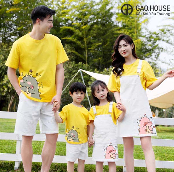 Áo váy gia đình Gạo House GF1860155