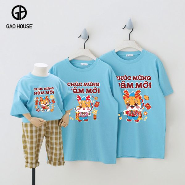 Áo gia đình tết Gạo House GF1910019