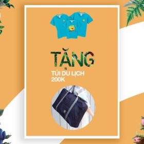 Chương trình khuyến mãi tháng 6- Tặng túi du lịch 7kg