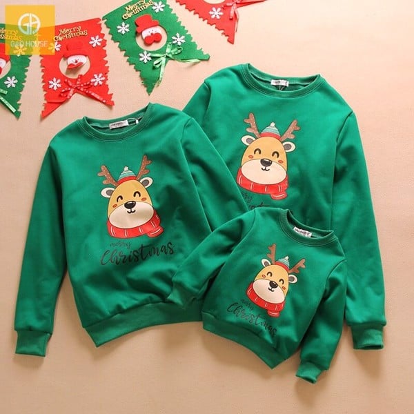 Áo đồng phục gia đình Noel in hình Tuần Lộc GF1824118