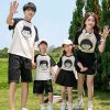 Áo thun gia đình cổ tròn Family