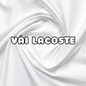 hướng dẫn giặt vải lacoste