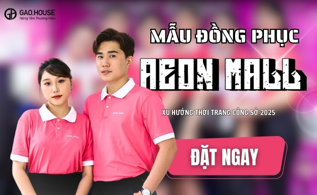mẫu đồng phục Aeon mall